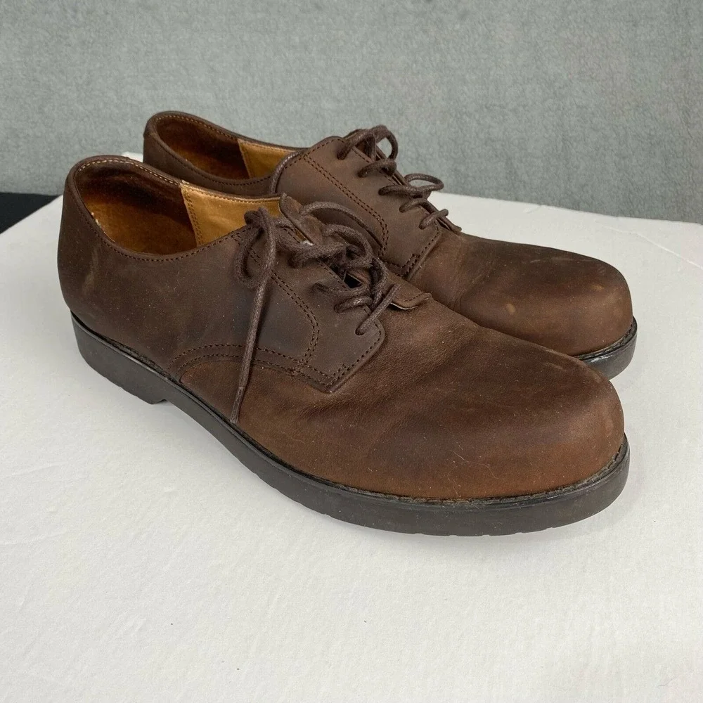 Bass Genuine Bucs Men's Size 11 W Brown Suede and Leather‎ Lace-Up Shoes